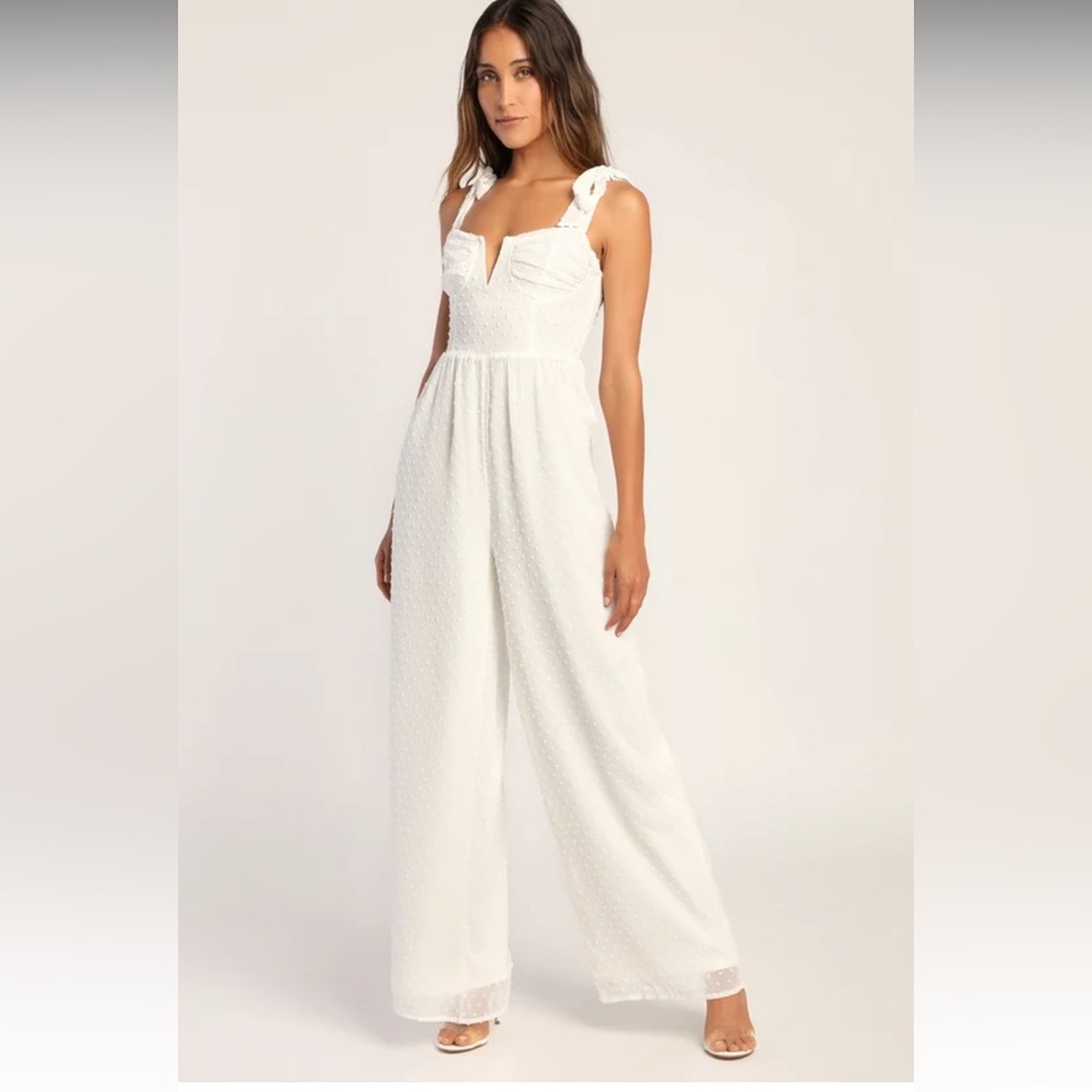 Lulu’s White Jumpsuit